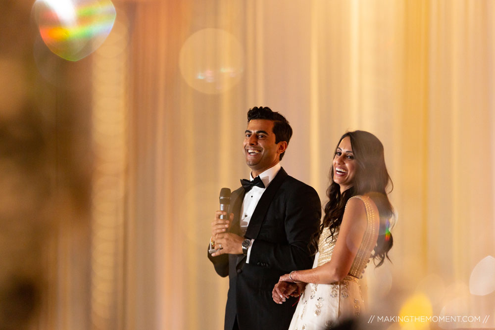 Cleveland Indian Wedding Reception Photo