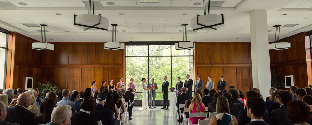 Cleveland Botanical Gardens Wedding Ceremony