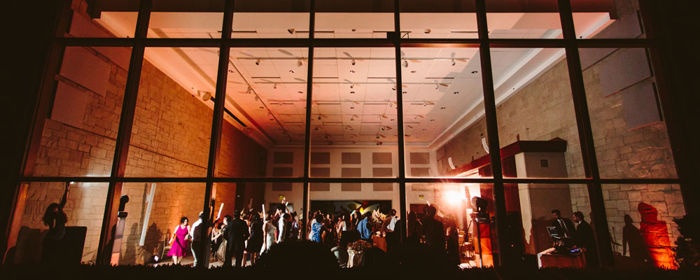 Cleveland Botanical Gardens Wedding Reception