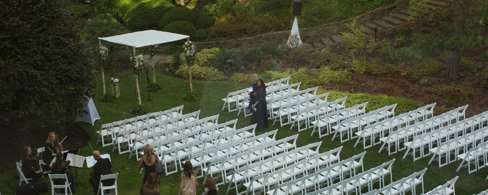 Outdoor Wedding Cleveland Botanical Gardens