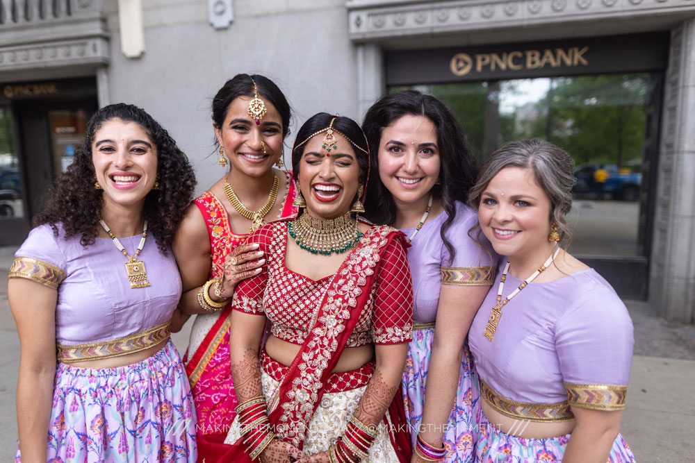 Indian Wedding Party Photo Cleveland