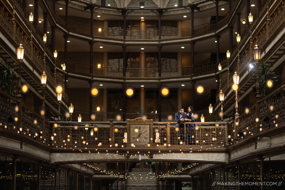 Engagement Photography Cleveland Arcade