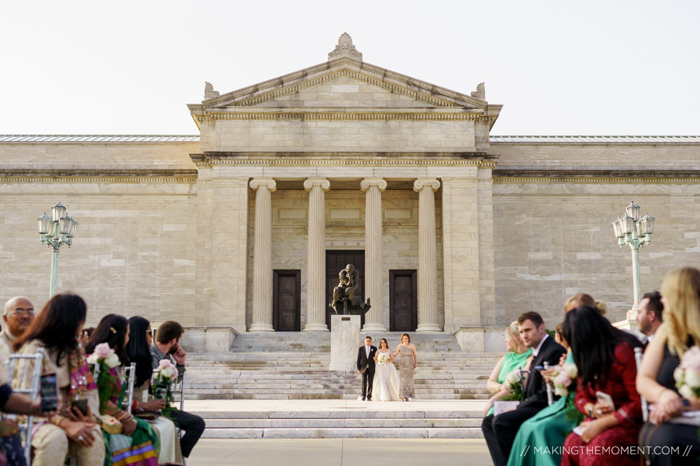 Outdoor Wedding Cleveland Museum of Art