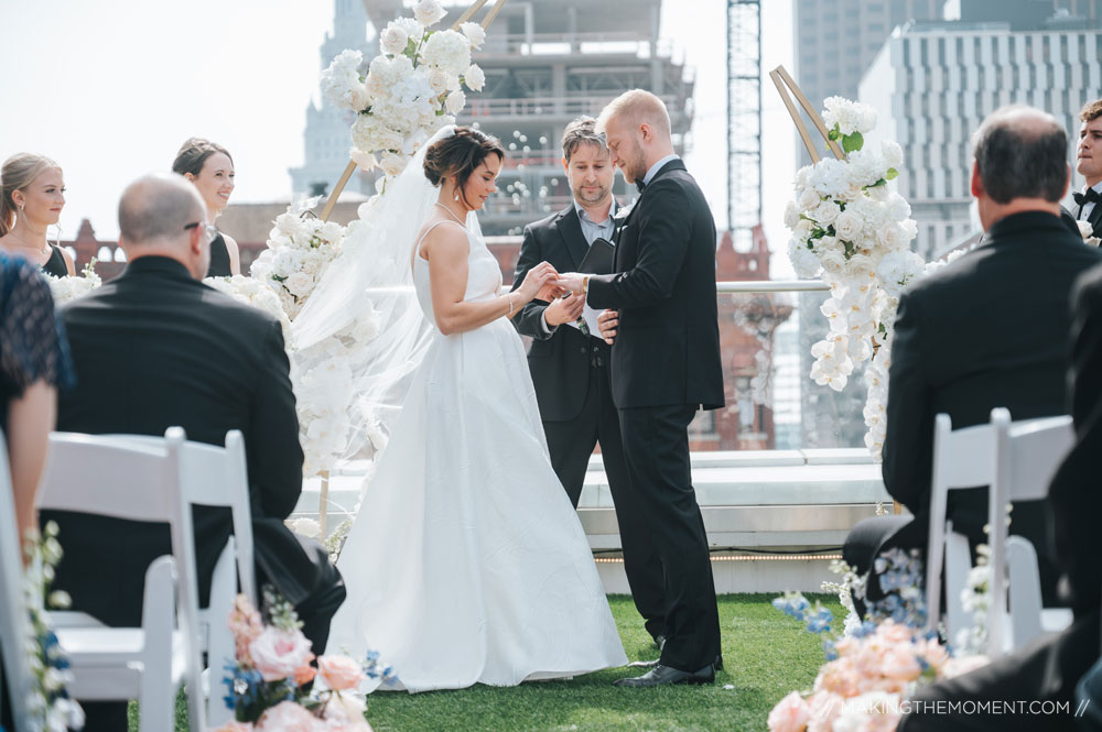 the 9 cleveland wedding ceremony