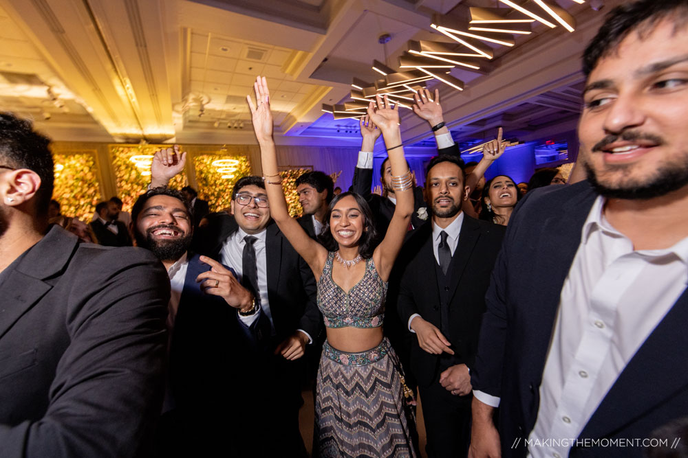 Cleveland Downtown Marriott Wedding Reception