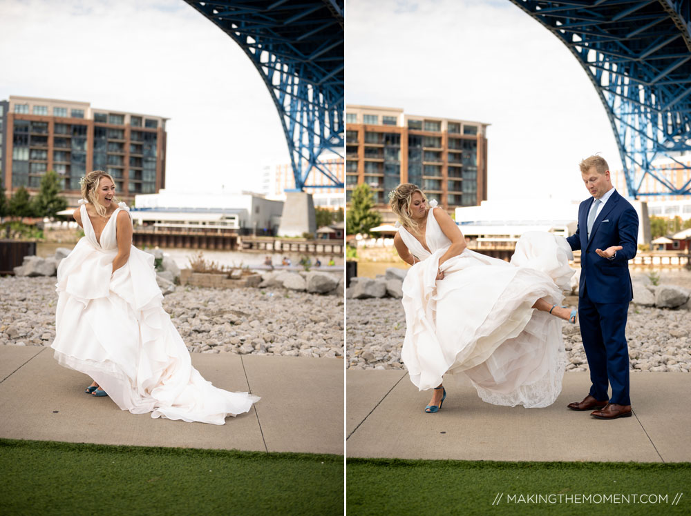 Fun Cleveland Wedding Photographer
