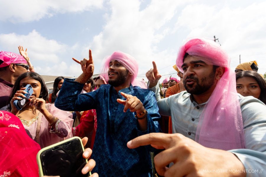 Indian Wedding Barat Photography Columbus Making the Moment Photography