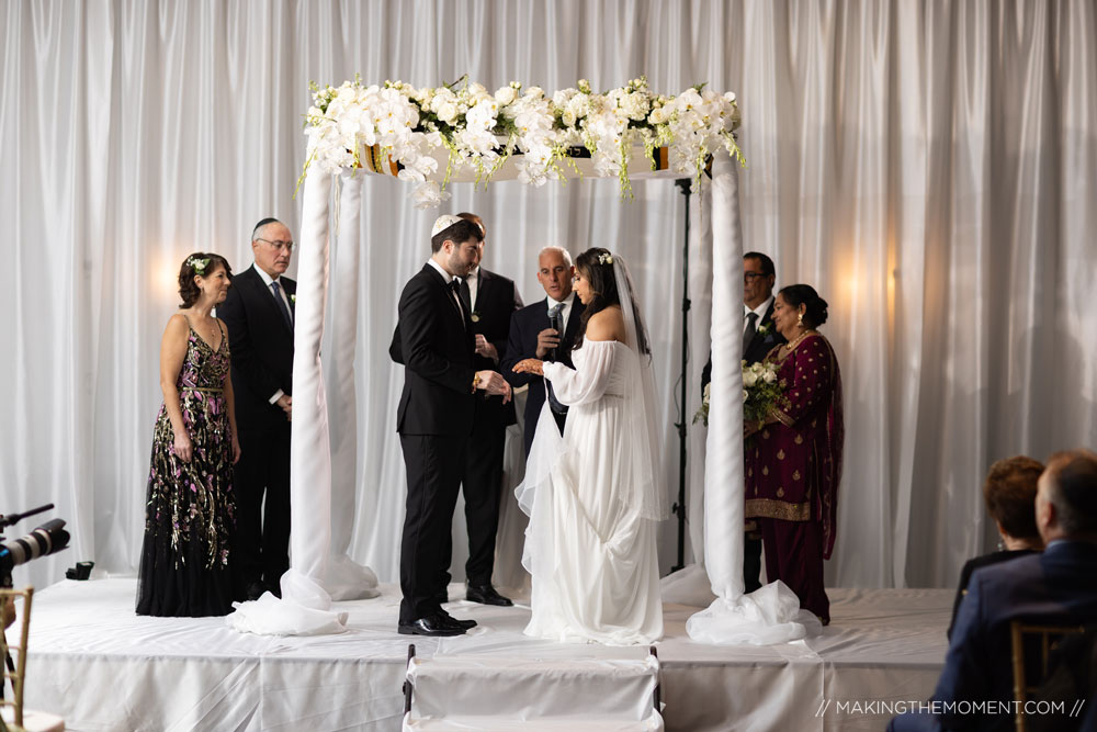 Detroit Michigan Jewish Wedding Ceremony Photo