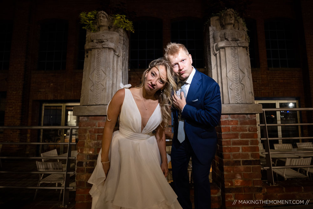 fun wedding photography cleveland