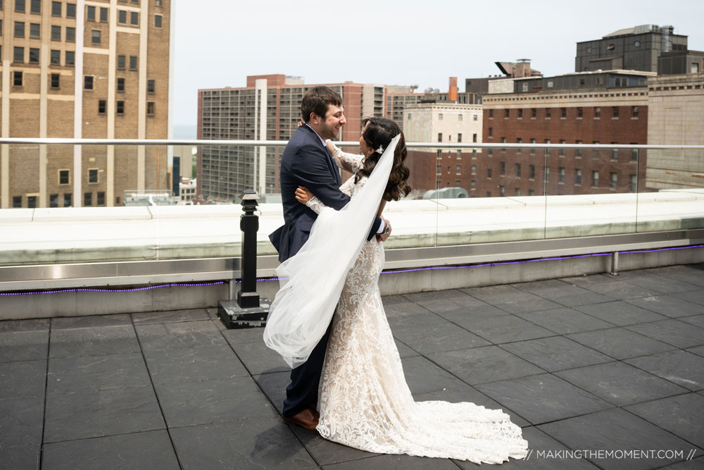The 9 Cleveland Rooftop Wedding