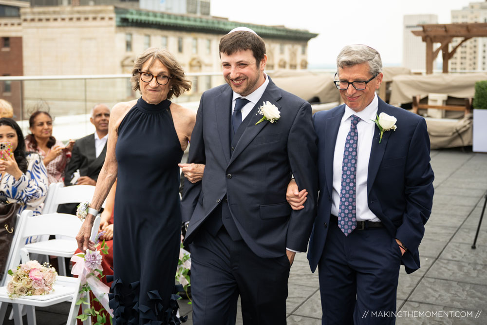 Rooftop Wedding Downtown Cleveland