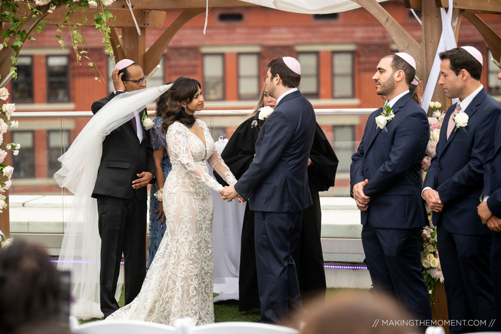 Outdoor Jewish Wedding Ceremony Cleveland