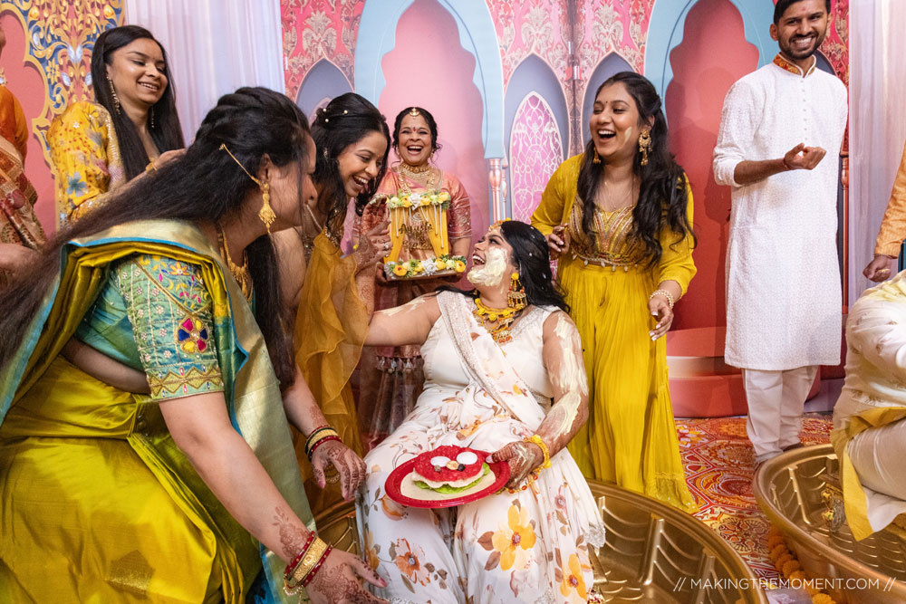 Indian Wedding Haldi Photography