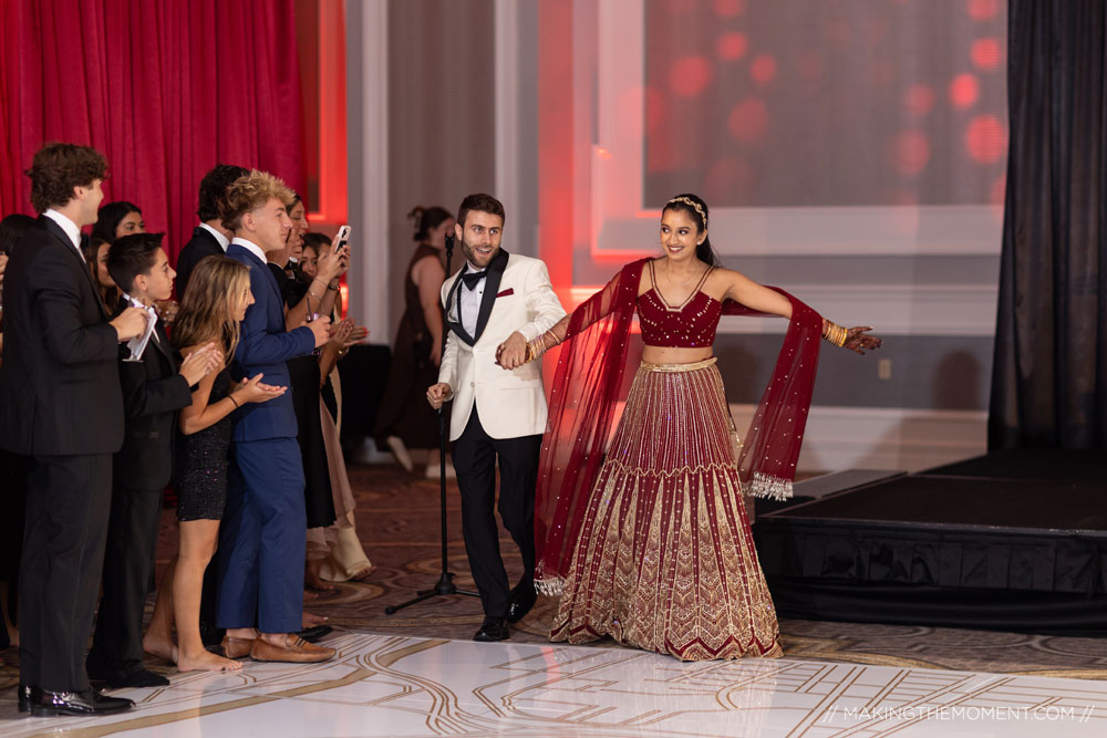 Columbus Indian Wedding Reception Photography