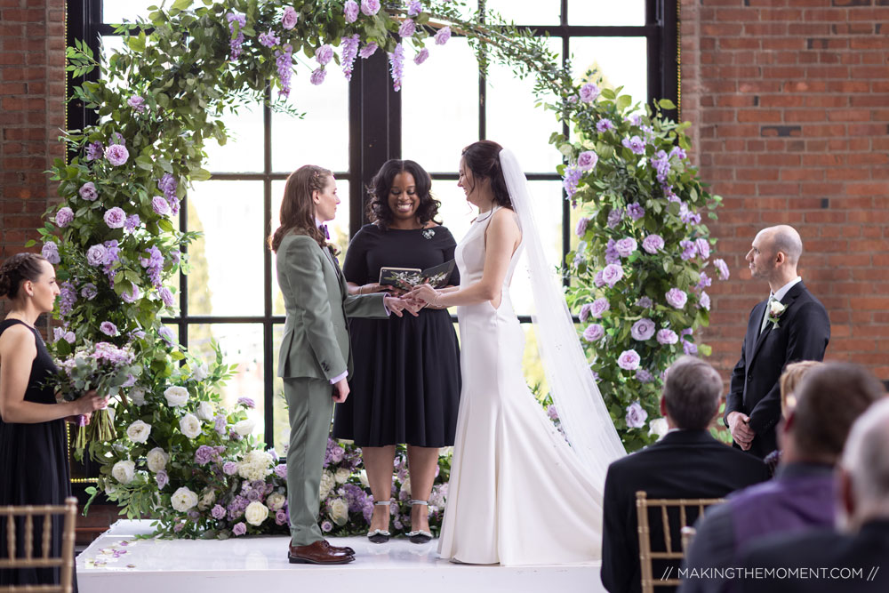 Windows on the River Wedding Ceremony Cleveland