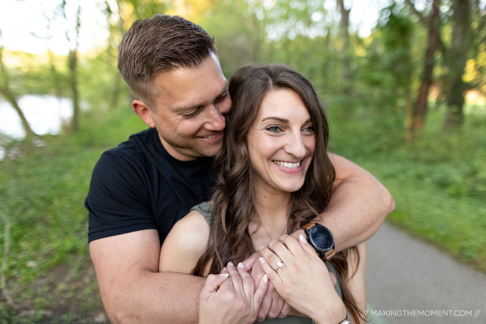 outdoor engagement session photographer cleveland ohio
