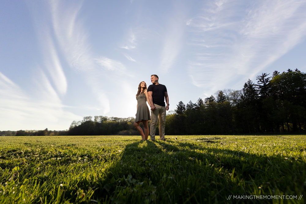 outdoor engagement session photographer cleveland ohio